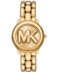 Michael Kors - Â Phoebe Three-hand Gold-tone Stainless Steel Watch - Lyst