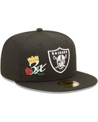 KTZ - Las Vegas Raiders Crown 3x Super Bowl Champions 59fifty Fitted Hat - Lyst