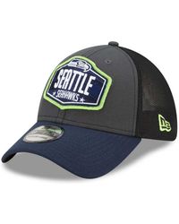 KTZ Seattle Seahawks Wowie Snapback Cap in Blue for Men