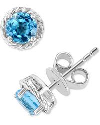 Effy - Effy Rope-framed Stud Earrings (1-1/3 Ct. T.w. - Lyst