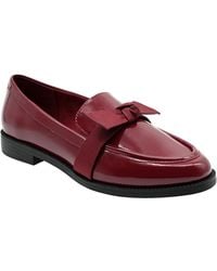 On 34th - Kasandra Bow Loafers - Lyst