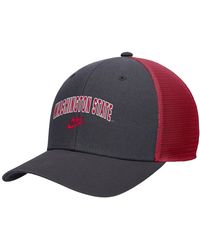 Nike - Washington State Cougars Vintage Arch Rise Performance Trucker Adjustable Hat - Lyst