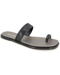 Kenneth Cole - Wilfred Toe Loop Flat Sandals - Lyst