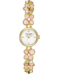Kate Spade - Monroe Three-hand Gold-tone Stainless Steel Watch - Lyst