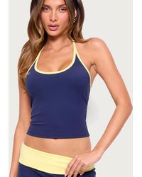 Edikted - Dayna Contrast Halter Top - Lyst