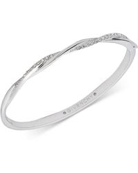 Givenchy - Pave Twist Bangle Bracelet - Lyst