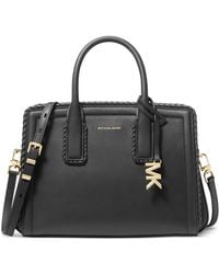 Michael Kors - Michael Laila Small Leather Satchel - Lyst