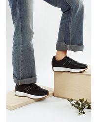 Rag & Co - Athion Studded Real Leather Sneakers - Lyst