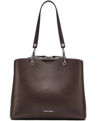 Calvin Klein - Garnet Triple Compartment Tote - Lyst