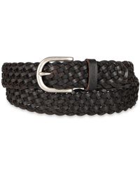 Levi's - Fully Adjustable Leather Braided Belt - Lyst