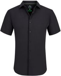 Tom Baine - Slim Fit Short Sleeve Performance Button Down Dress Shirt - Lyst