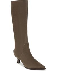 Circus by Sam Edelman - Yulia Wide-calf Kitten-heel Dress Boots - Lyst