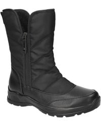 Easy Street - Snowfall Winter Round Toe Booties - Lyst