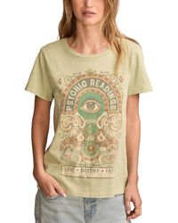 Lucky Brand - Psychic Reading Graphic Classic Cotton Crewneck T-shirt - Lyst