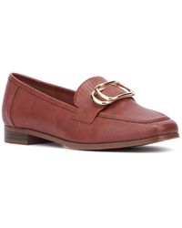 New York & Company - Ramira- Slip-on Metal Accent Loafers - Lyst
