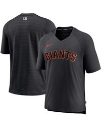 Nike - San Francisco Giants Authentic Collection Pregame Raglan Performance V-neck T-shirt - Lyst