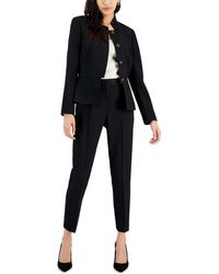 Tahari - Stand Collar Button-front Pantsuit - Lyst