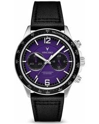 Vincero - Men S Apex 42mm Chronograph Watch – Purple Dial - Lyst
