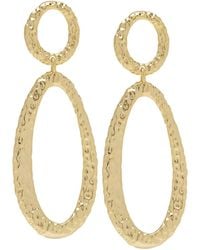 Macy's - Oval Drop Stud Earrings - Lyst