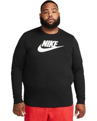 Nike - Sportswear Long-sleeve Logo T-shirt - Lyst