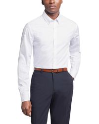 Tommy Hilfiger - Th Flex Slim Fit Wrinkle Resistant Stretch Twill Dress Shirt - Lyst