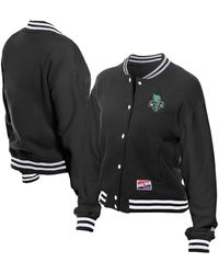 KTZ - New York Liberty Throwback Varsity Fleece Full-snap Jacket - Lyst