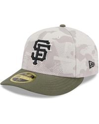 KTZ - Light Beige/olive San Francisco Giants 2025 Armed Forces Day Low Profile 59fifty Fitted Hat - Lyst