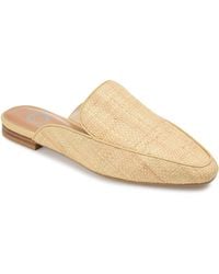 Journee Collection - Akza Wide Width Slip On Square Toe Mules Flats - Lyst