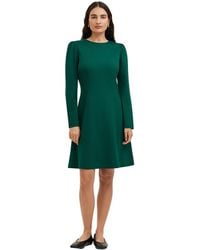 Finery London Imogen Ponte Jersey Jacket in Blue | Lyst