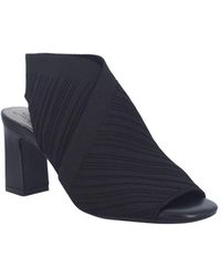 Macy's Verdell Knit Heeled Sandal - Black