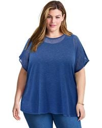 Avenue - Plus Size Lightweight Dolman Sweater - Lyst