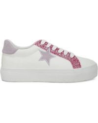 LONDON RAG - Bomber Metallic Star Glitter Sneakers - Lyst