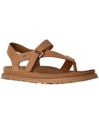 UGG - Goldengaze Open Toe Flat Sandals - Lyst