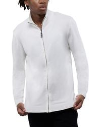 Xray Jeans - Full Zip Mock Neck Sweater - Lyst