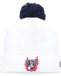 KTZ - Fc Dallas Jersey Hook Cuffed Knit Hat - Lyst