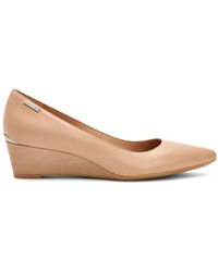 calvin klein garya wedge pump