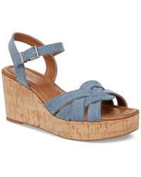 Style & Co. - Cerres Ankle-strap Espadrille Wedge Sandals - Lyst