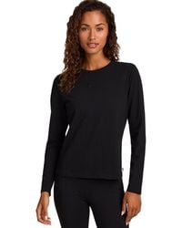 Reebok - Core Fitted Crewneck Long-sleeve T-shirt - Lyst