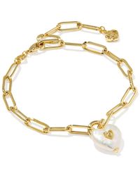 Kendra Scott - Plated Sasha Linked Chain Bracelet - Lyst
