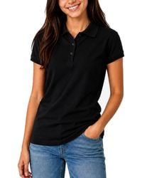 Galaxy By Harvic - Short Sleeve School Uniform Pique Polo Shirt - Lyst