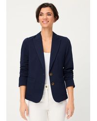 Olsen - Pique Blazer - Lyst