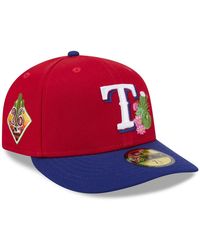 Nike - New Era Red/royal Texas Rangers 2026 Spring Training 59fifty Fitted Hat - Lyst
