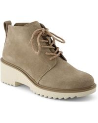 TOMS - Maude Suede Lace Up Booties - Lyst