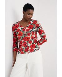Seasalt Cornwall - Studio Glass Quarter Sleeve Top - Lyst