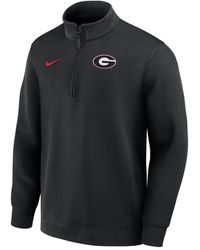 Nike - Georgia Bulldogs 2025 Coaches Premium Dri-fit Half-zip Pullover Sweatshirt - Lyst