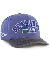 '47 - Seattle Seahawks Throwback Calderwood Well Worn Hitch Adjustable Hat - Lyst