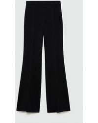Mango - High-waist Flared Trousers - Lyst
