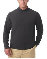 Kingsize - Mock Turtleneck Long-sleeve Cotton Tee - Lyst
