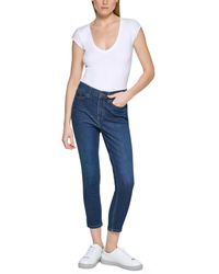 Calvin Klein - Petite High Rise 27" Skinny Ankle Jeans - Lyst