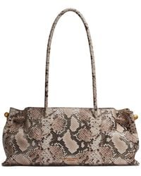 Donna Karan - Cashmere Python Large Tote Handbag - Lyst